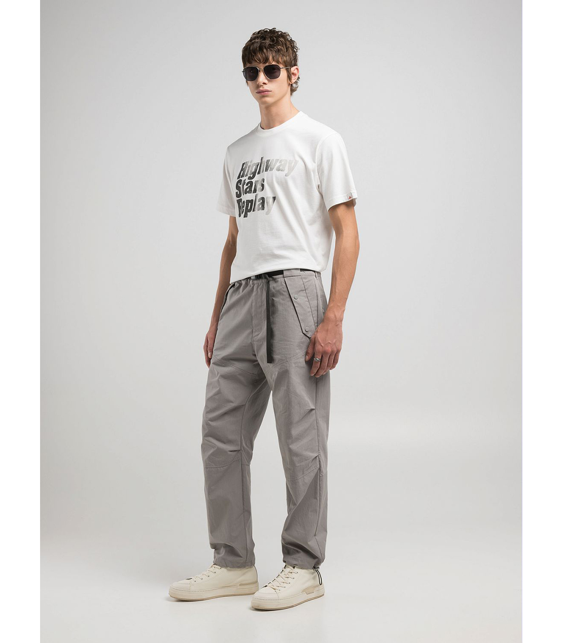 リップストップコットンナイロンパンツ（セットアップモデル） 詳細画像 グレー 3